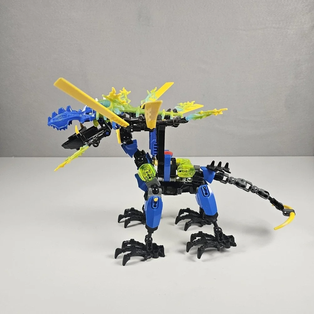 LEGO Hero Factory Dragon Bolt 44009 Brain Attack Blue Dragon Bionicle Preowned